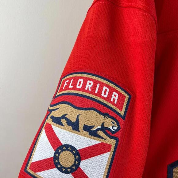 Fanatics Florida Panthers Brad Marchand #63 Red Jersey Men’s Size XL NHL New - Picture 9 of 9